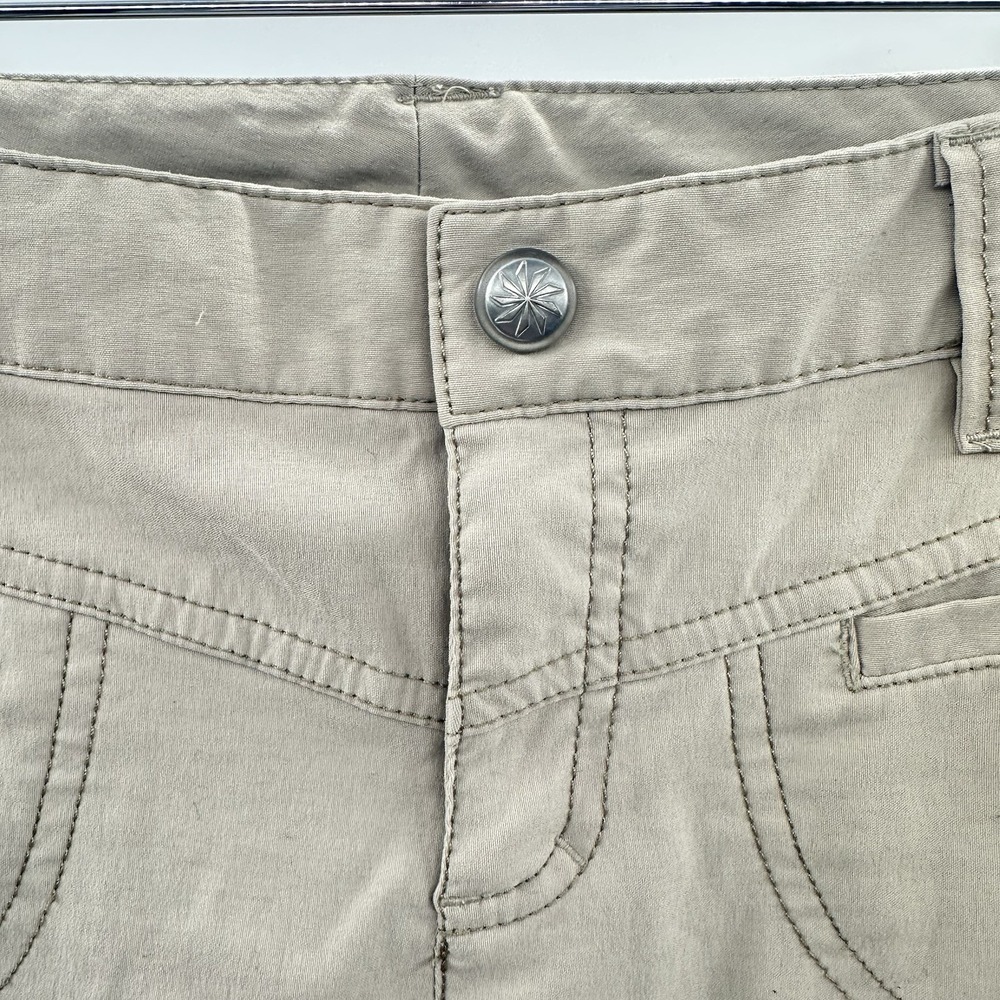Athleta Dipper‎ Cargo Pants Women's 6 Beige Stretch Pull On Work Travel Pockets - Picture 11 of 14